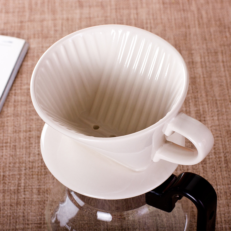 予喜手衝咖啡過濾杯陶瓷濾器滴漏式濾紙手衝杯咖啡器具組