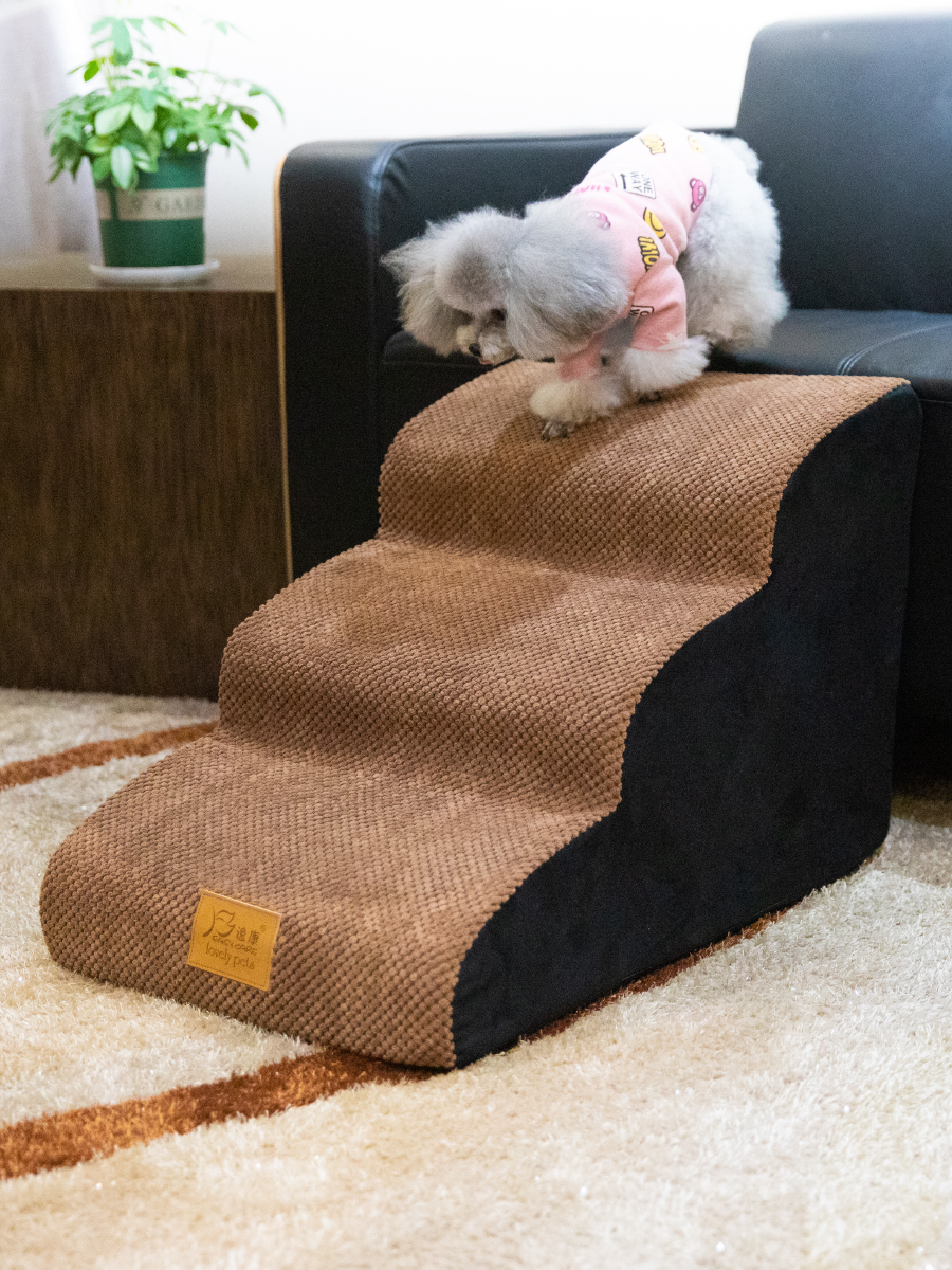 寵物樓梯 小型犬上床梯子 貓狗爬梯 床邊樓梯 上下樓梯 坡面二層三層四層 (8.3折)