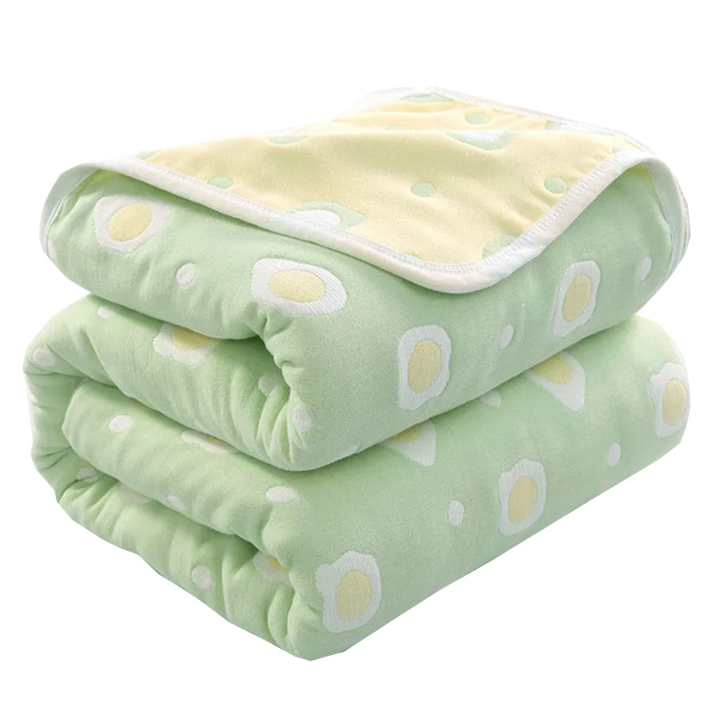 簡約現代純棉六層紗布毛巾被 夏季冷氣被兒童嬰兒蓋涼被