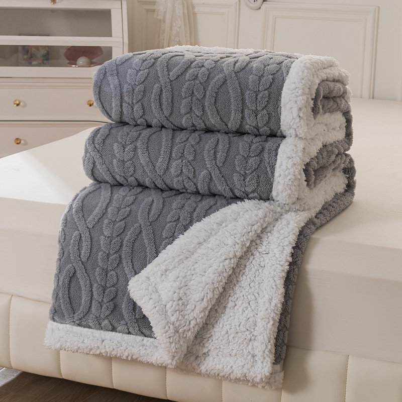 質感柔軟溫暖舒適 雙面加厚珊瑚絨塔芙絨保暖蓋毯 羊羔絨毛毯 沙發毯子
