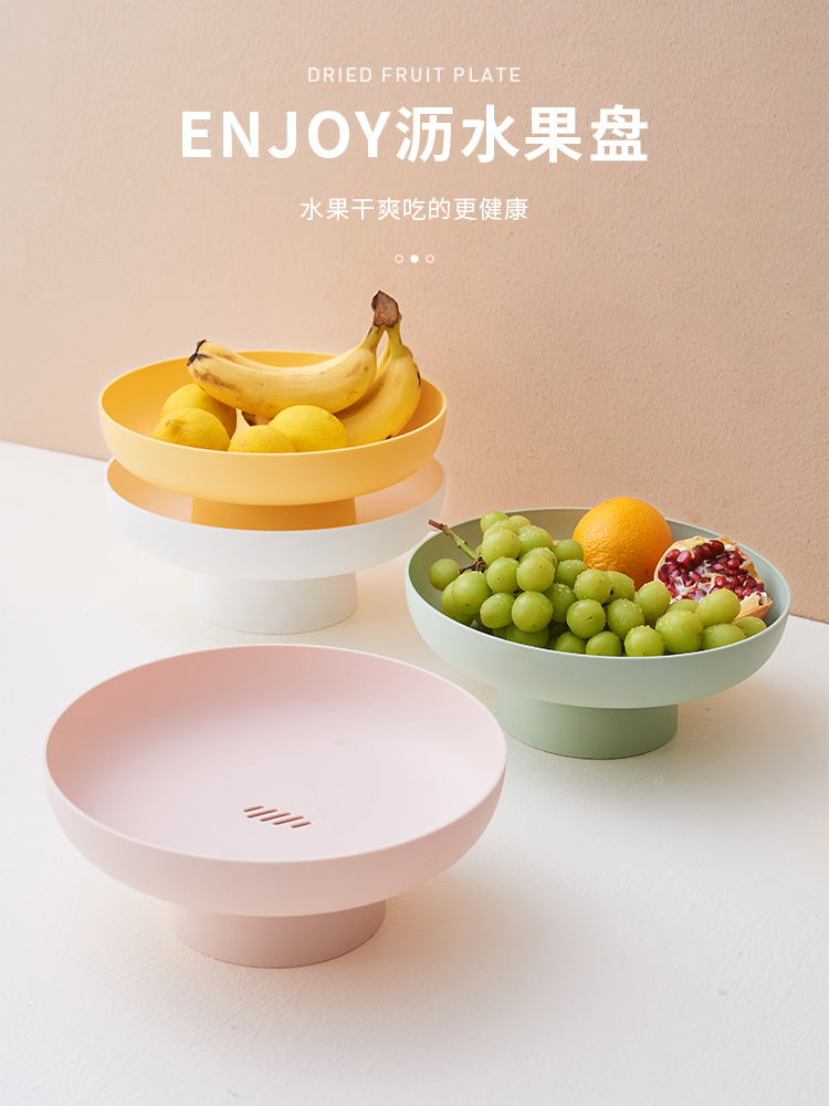 歐式簡約塑料水果籃 創意個性客廳茶几糖果零食盤