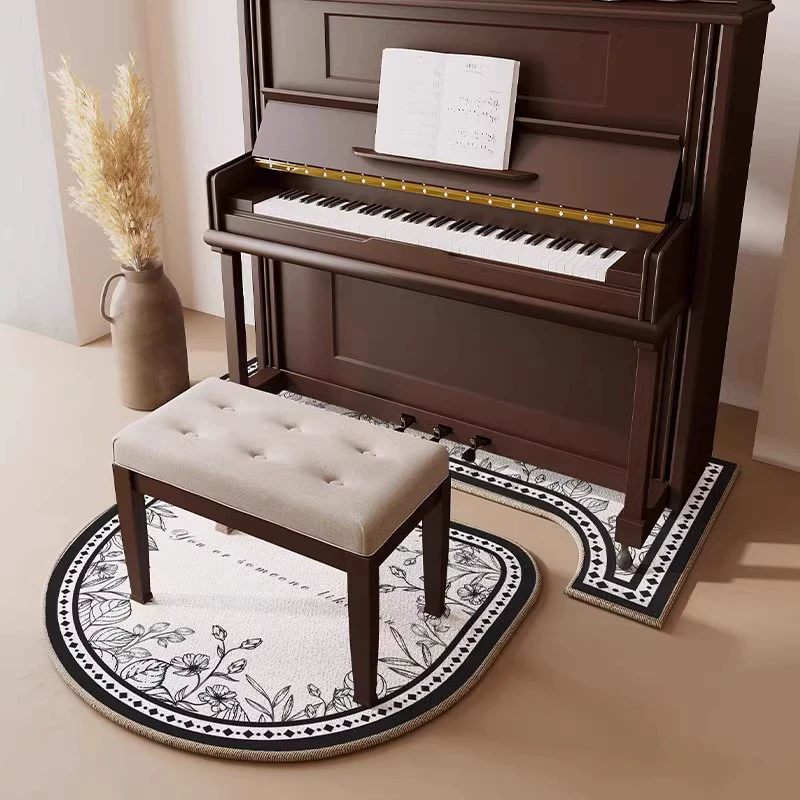地毯鋼琴凳降噪消音減震墊 凹凸型異形 地墊客廳長方形