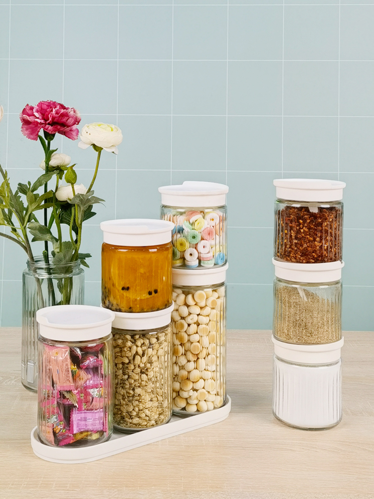 歐式風格玻璃密封罐食品級材質適用日常送禮610個裝