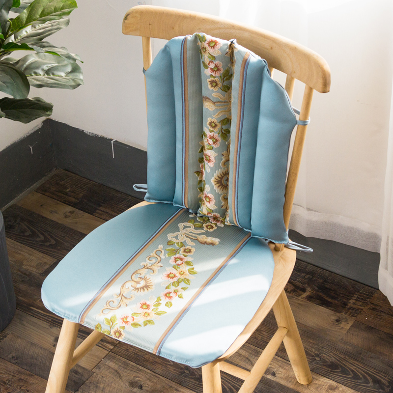 新中式風格椅墊布藝材質適合冬季使用適用於餐桌和椅子
