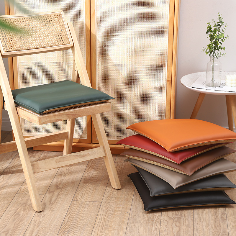 舒適乳膠軟坐墊 久坐辦公室或餐椅 防滑方凳 簡約現代風格 多種尺寸和顏色