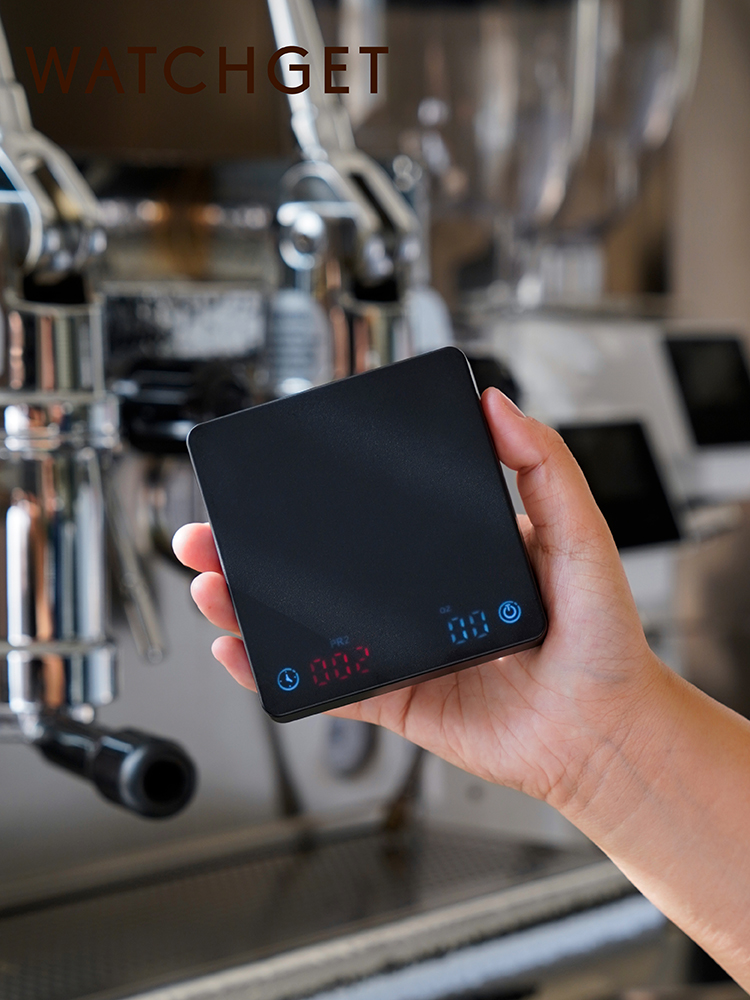 北歐風意式手衝咖啡手動電子秤戶外小型稱重計時器