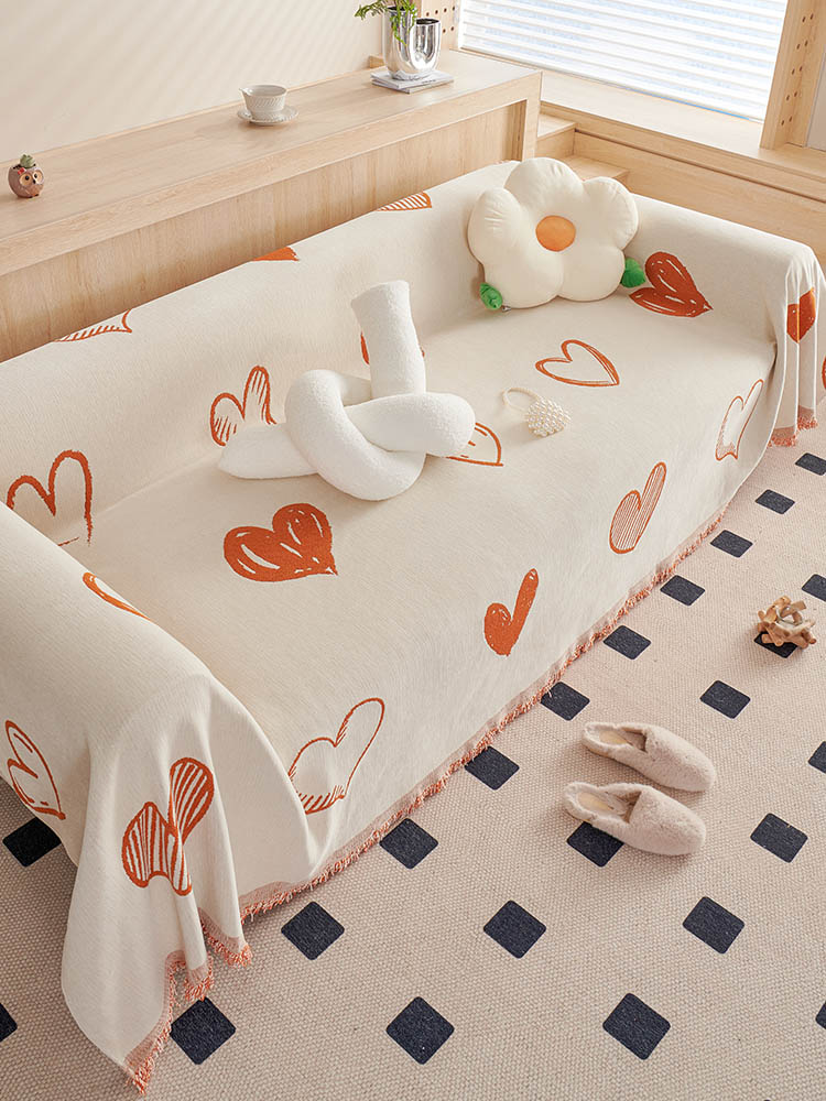 北歐ins風防貓抓沙發蓋布 四季通用 沙發套沙發毯 適用三人座 (6.1折)