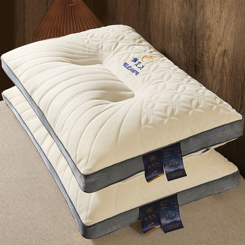 護頸椎助睡眠泰國乳膠枕單雙人記憶枕芯家用天然橡膠枕