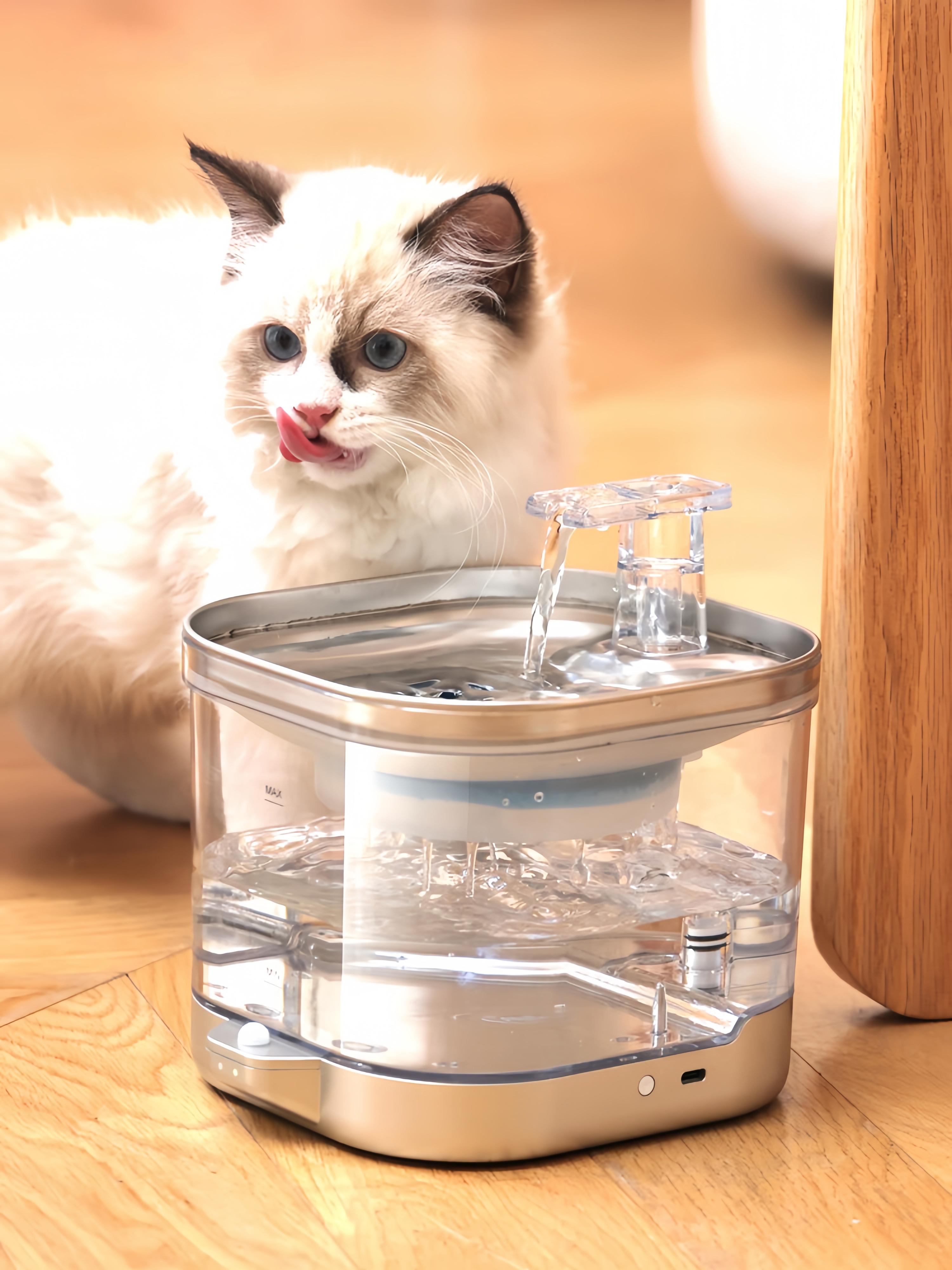 貓咪飲水機恆溫無線自動循環流動水室內寵物飲水器
