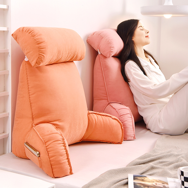 簡約現代風格抱枕 舒適靠墊 沙發護腰枕 孕婦餵奶枕