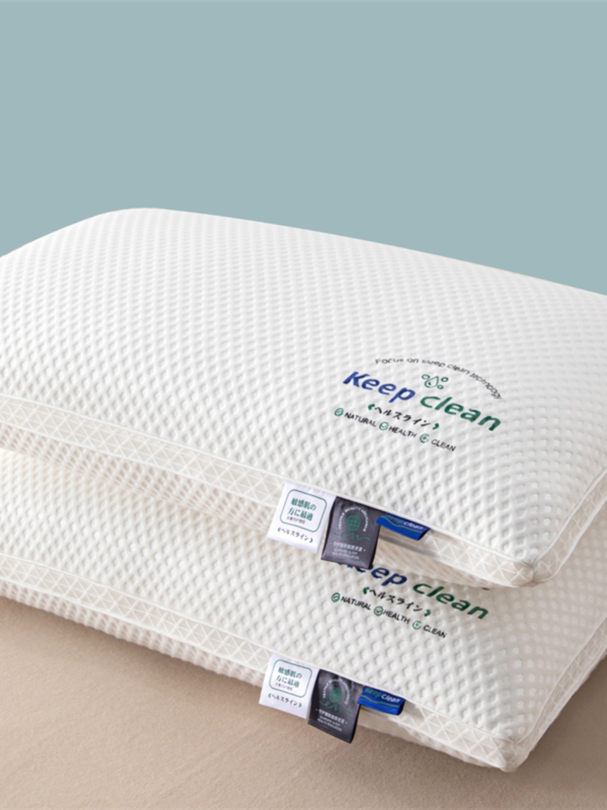 菱形針織棉枕芯單人舒眠酒店款舒適枕頭枕芯可水洗