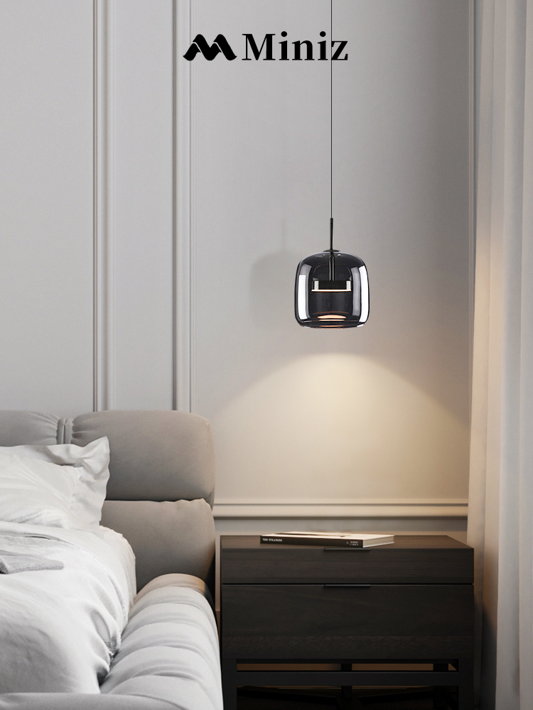 北歐創意長線吊燈 簡約現代設計師臥室燈飾 適用臥室書房
