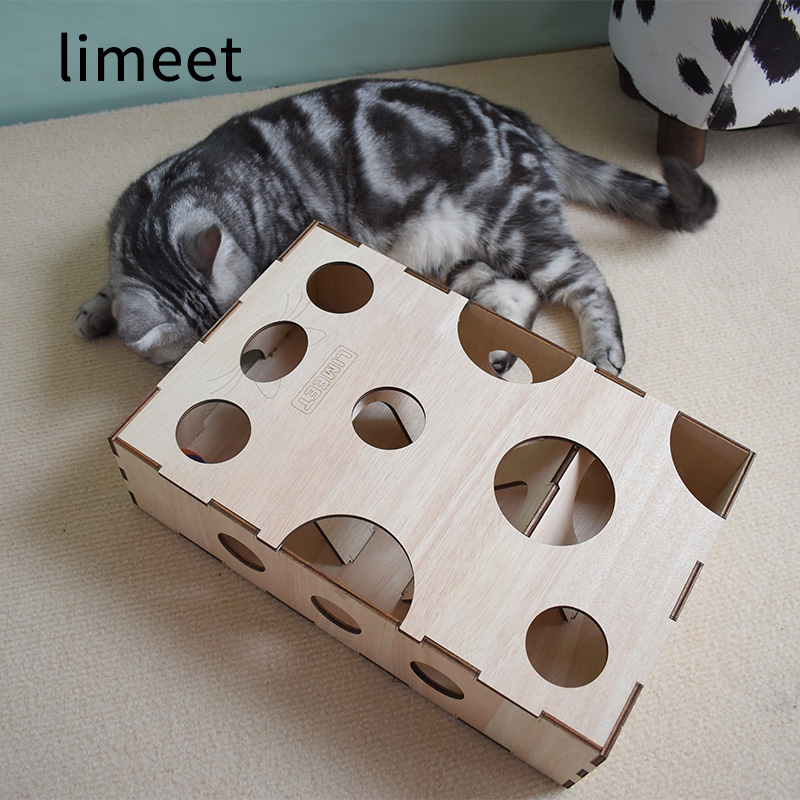 貓咪進階益智玩具盒 零食搜尋慢餵食玩樂嬉戲