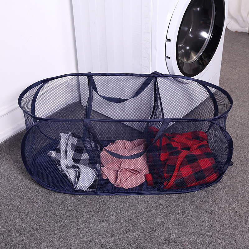 有序的家居收納三格洗衣籃分區垃圾分類簡約時尚