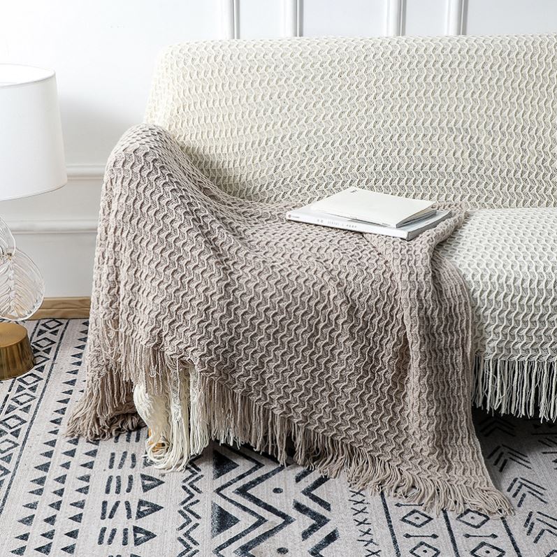 質感柔軟舒適innya編織絨毯 沙發椅床鋪床罩床笠 (8.3折)