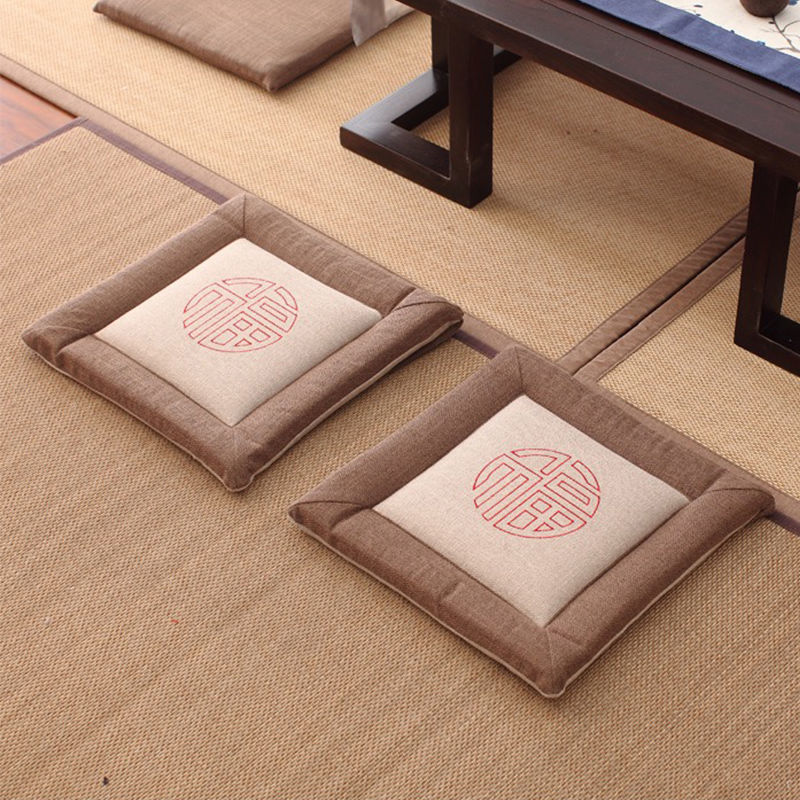 日式簡約風格椅墊透氣舒適適合居家辦公室學生使用