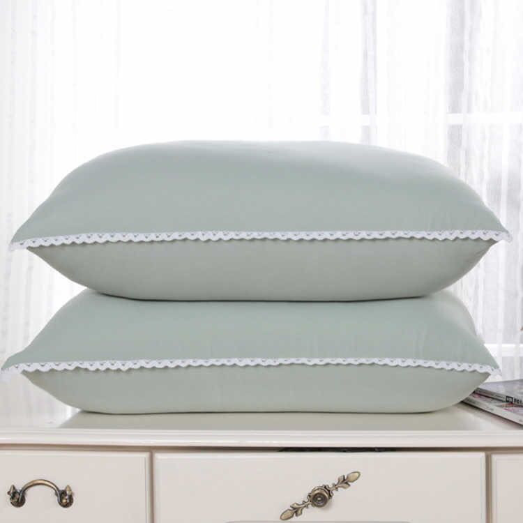 舒適單人枕頭枕芯水洗棉羽絲絨材質溫暖透氣多種顏色款式可選
