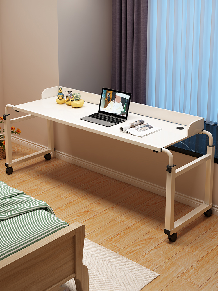 超實用跨床桌可移動書桌懶人學習桌臥室床上電腦桌升降床邊桌辦公桌