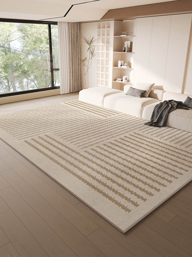 侘寂風可機洗地毯提升客廳臥室床邊高級感