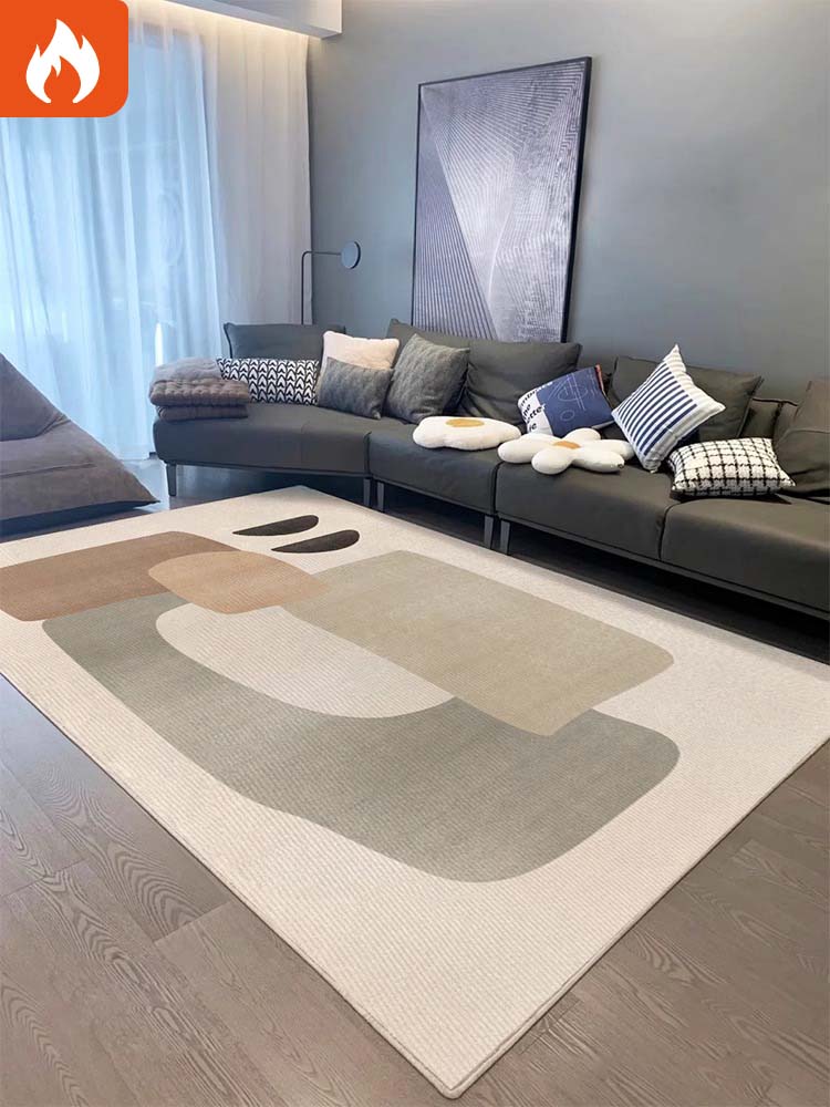 北歐地毯 客廳ins風輕奢高級沙發茶几毯 極簡臥室墊子 現代簡約地墊