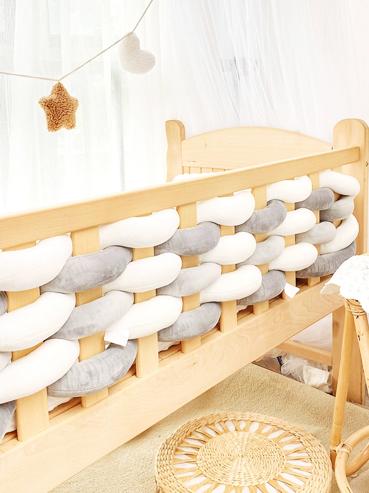 Diy 麻花 兒童 木 圍欄 軟包 A類 嬰兒床 床圍 護欄 包邊 寶寶床 拼接床 防撞條 (8.3折)