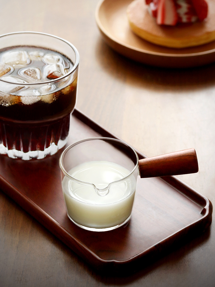 風格玻璃奶盅西餐廳汁鬥調味罐適合奶茶咖啡