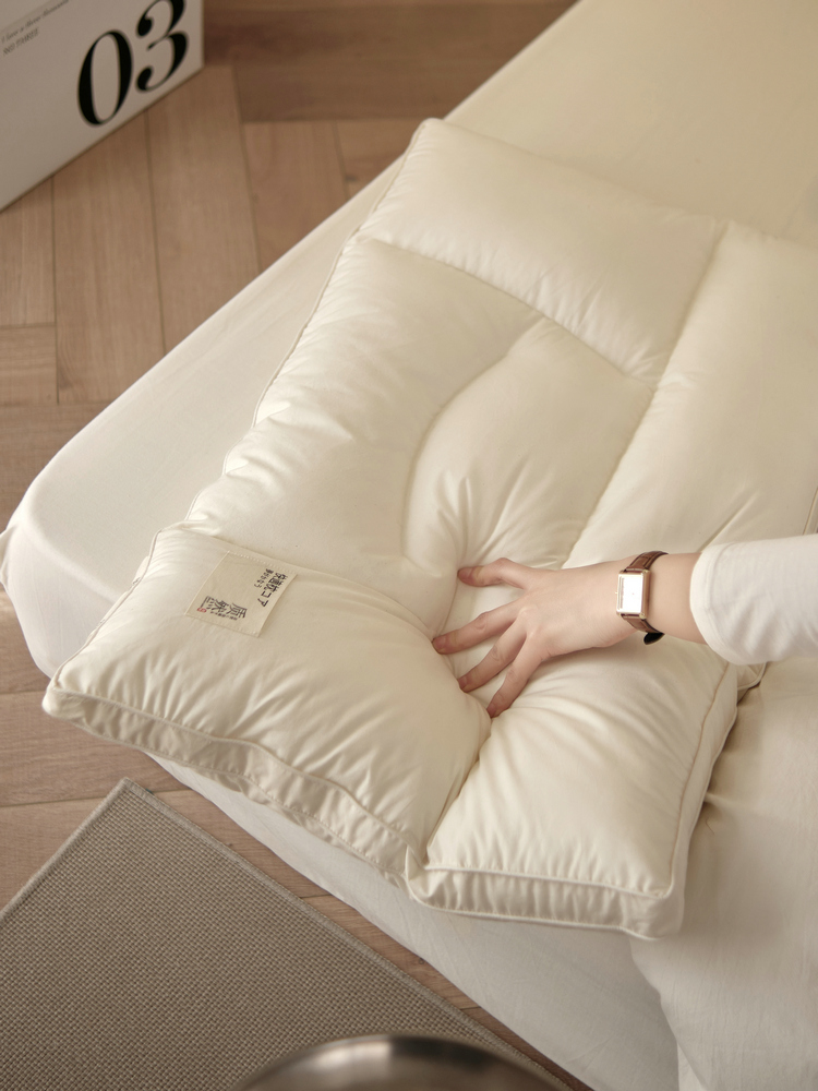 麥雲潔立體舒適助眠單人枕芯棉質材質呵護您的睡眠品質