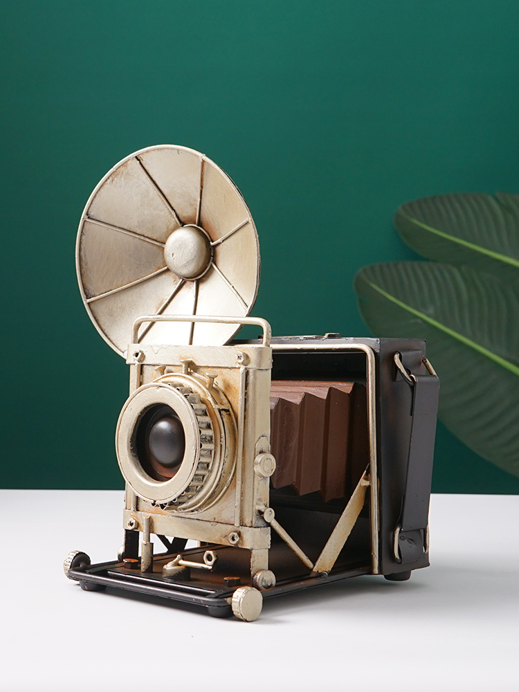 老式復古相機模型擺件 南洋風客廳裝飾 展示櫃擺設物件