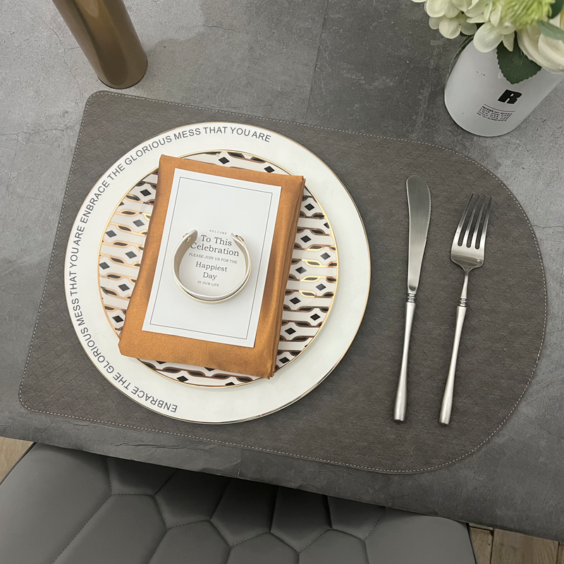 北歐風格新骨瓷餐盤套裝 西式樣板間餐桌擺檯 高檔餐廳餐具