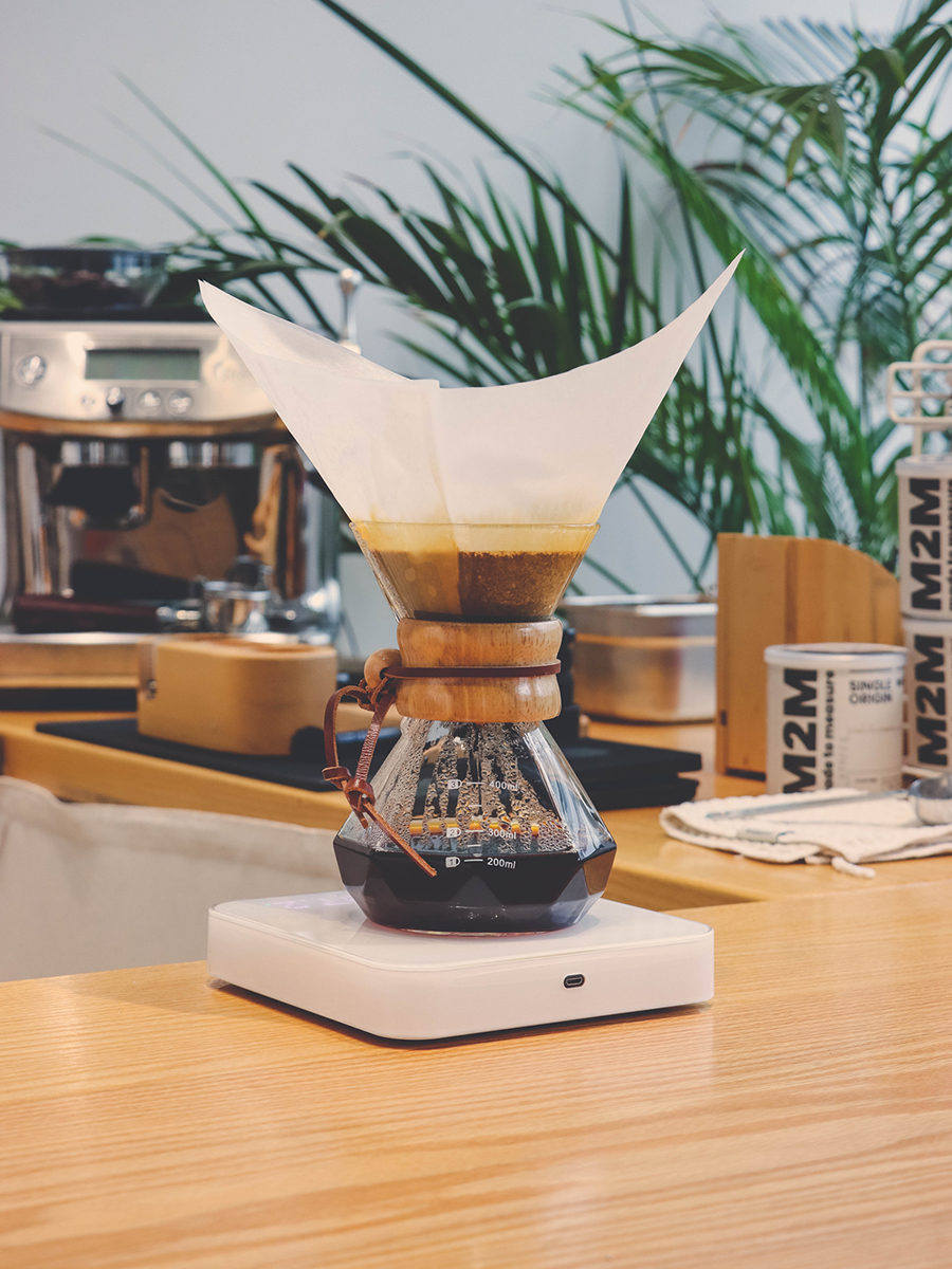 透明高硼硅玻璃咖啡壺分享壺 手衝手沖壺方濾紙組合