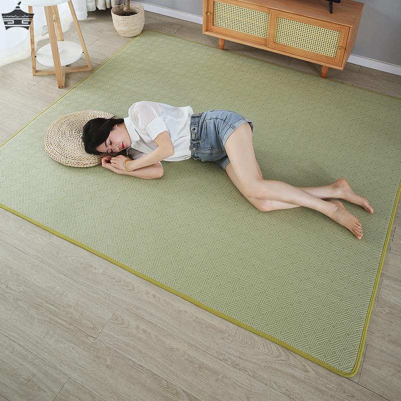 日式藤席地毯簡約風情舒適居家空間