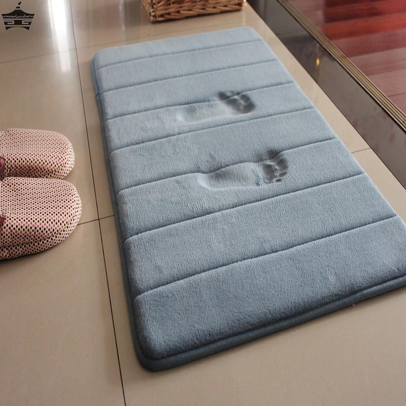 歐式風格防滑地毯 衛浴門墊 客廳記憶棉加厚地墊