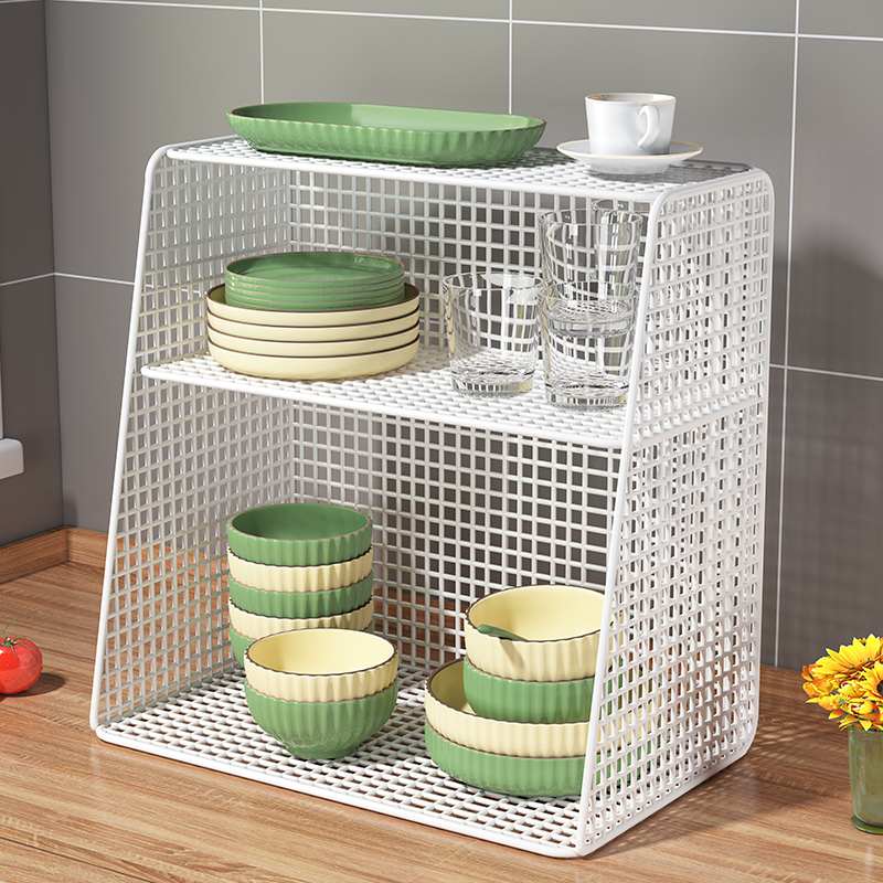 廚房水槽置物架 多功能瀝水收納架 碗盤雙層單層可選