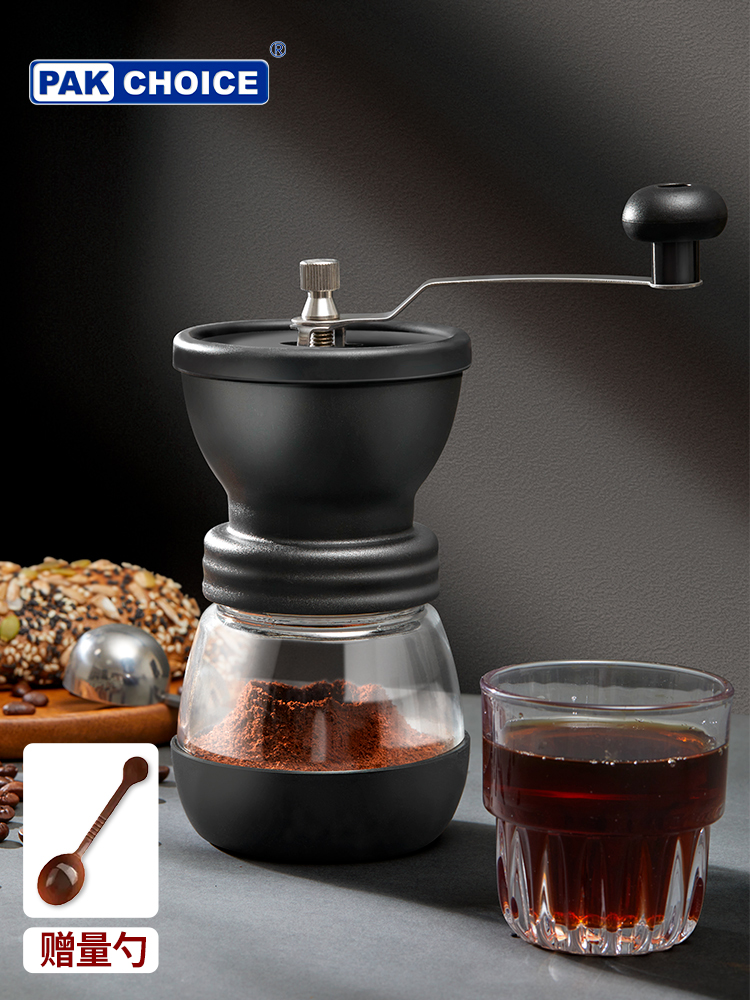 復古手搖磨豆機手動咖啡機 摩卡壺器具 小型家用咖啡器具