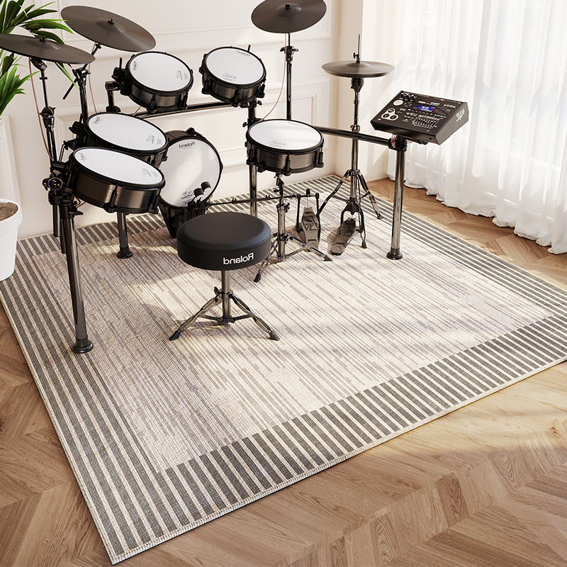 羅蘭鼓地毯60120公分至200200公分隔音毯爵士鼓消音大面積鋼琴地墊 (5.2折)
