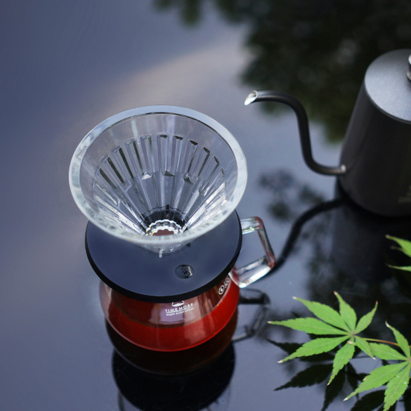 泰摩玻璃冰瞳手沖咖啡滴濾杯 家用咖啡壺過濾器 (2折)