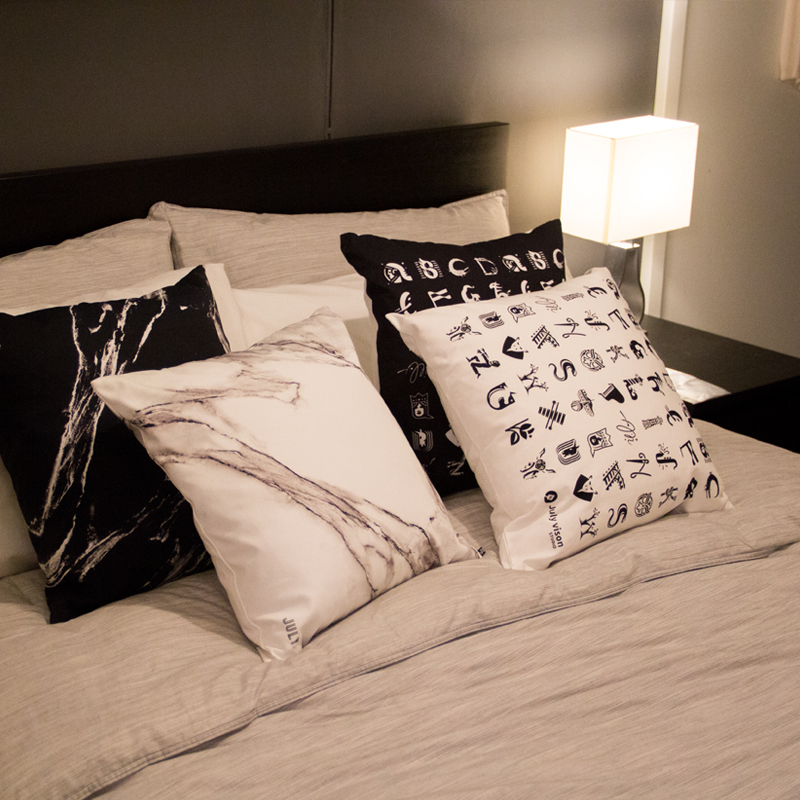 北歐風格大理石抱枕創意設計ins風格宿舍床上靠枕床頭沙發靠墊簡約時尚舒適柔軟