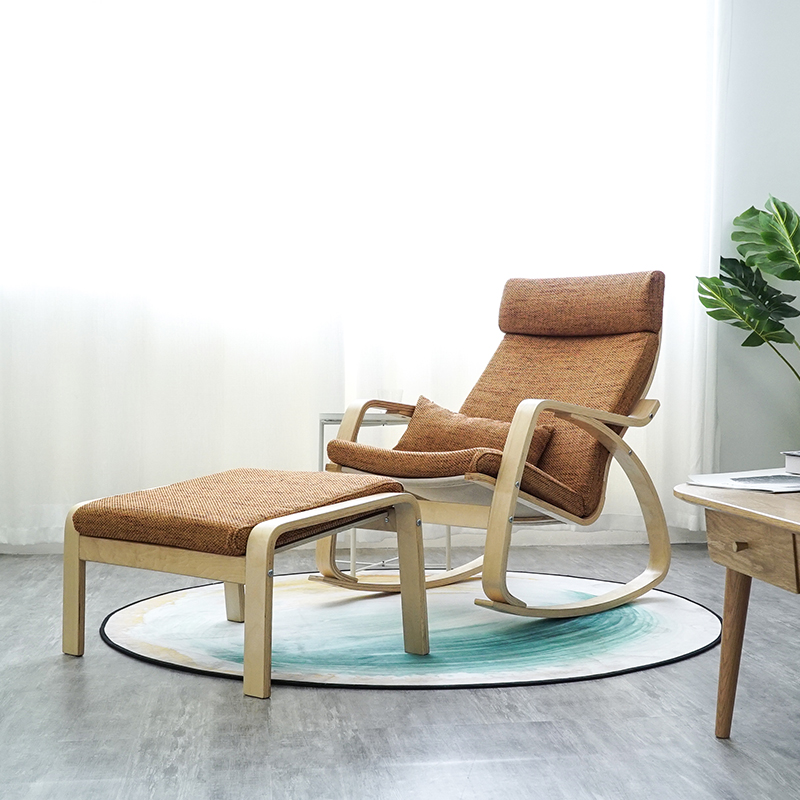 北歐搖椅簡約時尚居家休閒好選擇呵護您的舒適時光