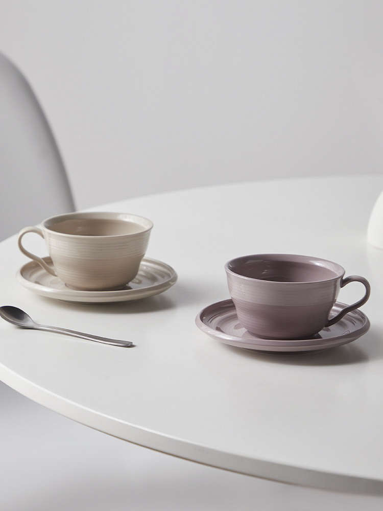 北歐風瓷質咖啡杯盤組 享受奢華午茶時光 (8.3折)