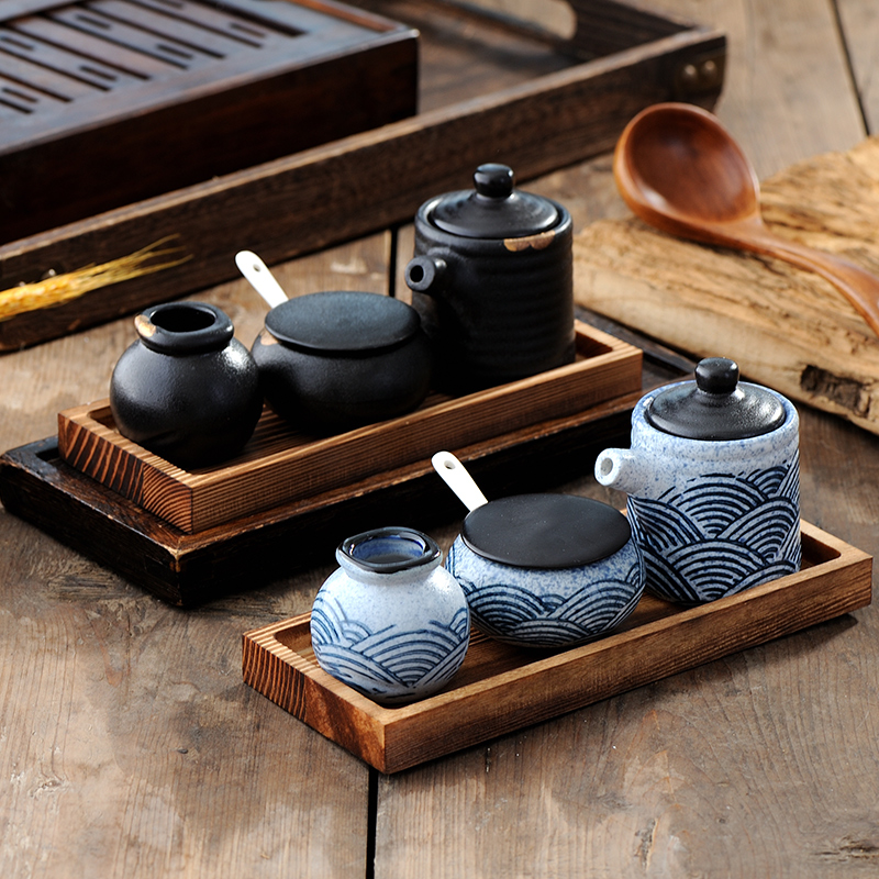 創意辣粉牙籤罐日式風格陶瓷餐廳桌面擺設復古復古適用商用 (7.5折)