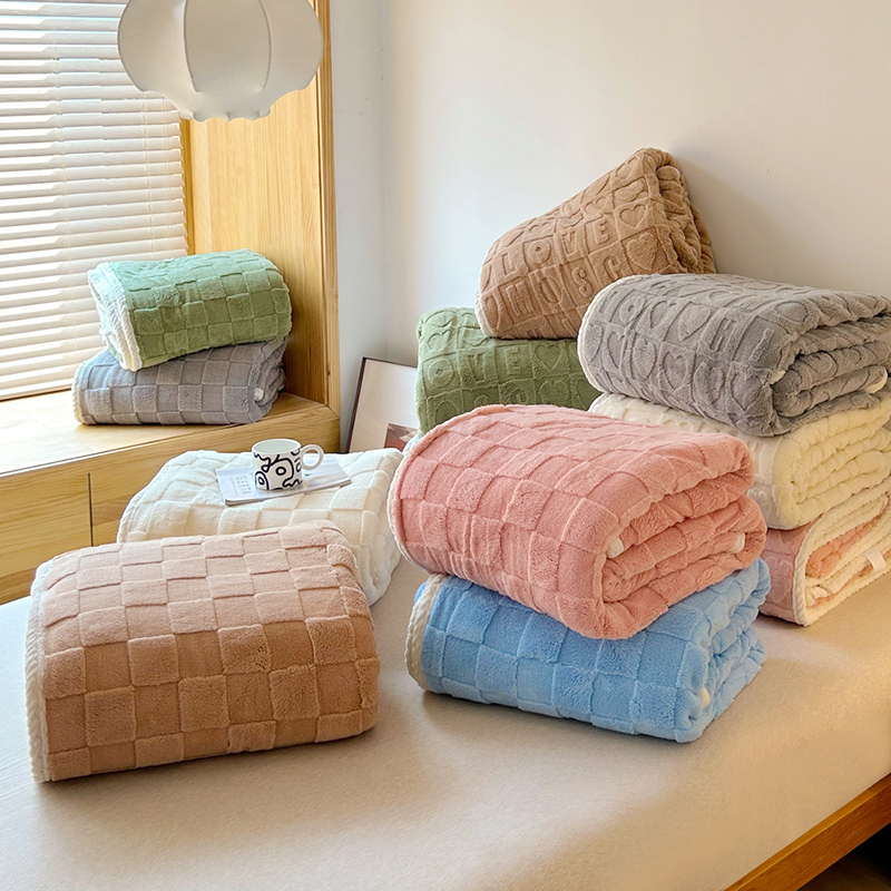 北歐塔芙絨小毯子四季通用保暖毛毯適用空間臥室多種顏色可選2023年冬季新品上市