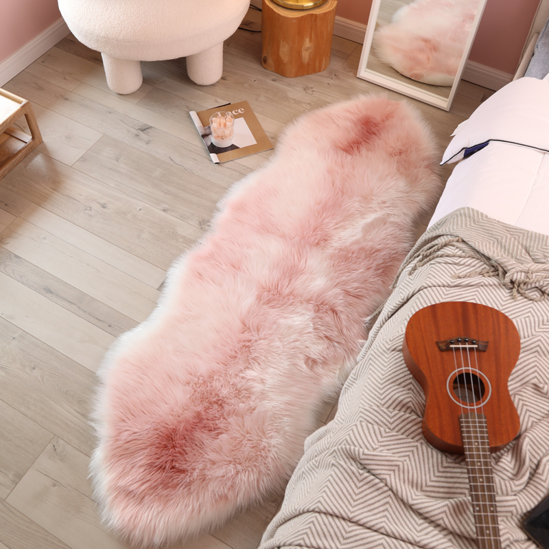 現代風格創意長毛地毯 臥室床邊毯沙發地墊 (3.3折)