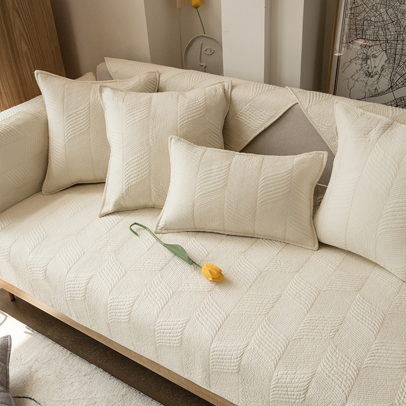 無縮水純棉沙發墊 簡約現代風格 客廳臥室通用