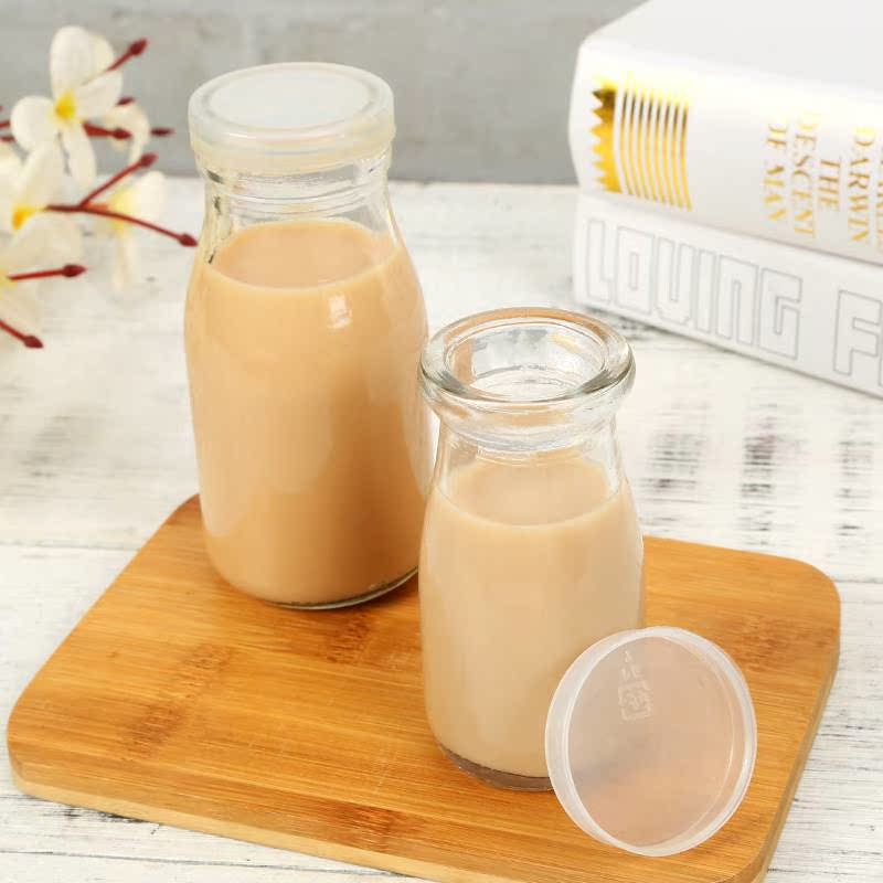 玻璃奶瓶多功能密封罐200ml1000ml 可裝牛奶羊奶酸奶 (8.3折)