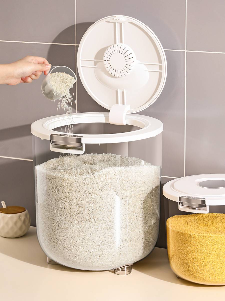防蟲防潮密封儲米箱米缸大米麵粉儲存罐廚房密封儲米桶家用
