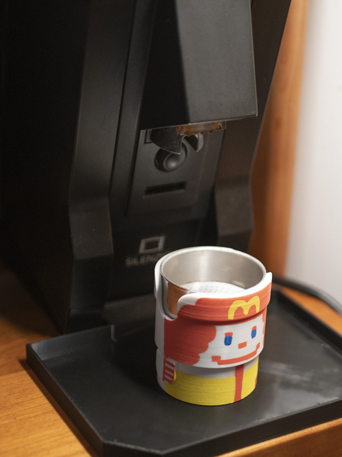 咖啡機摩卡壺專用配件 粉碗支架底座 M款