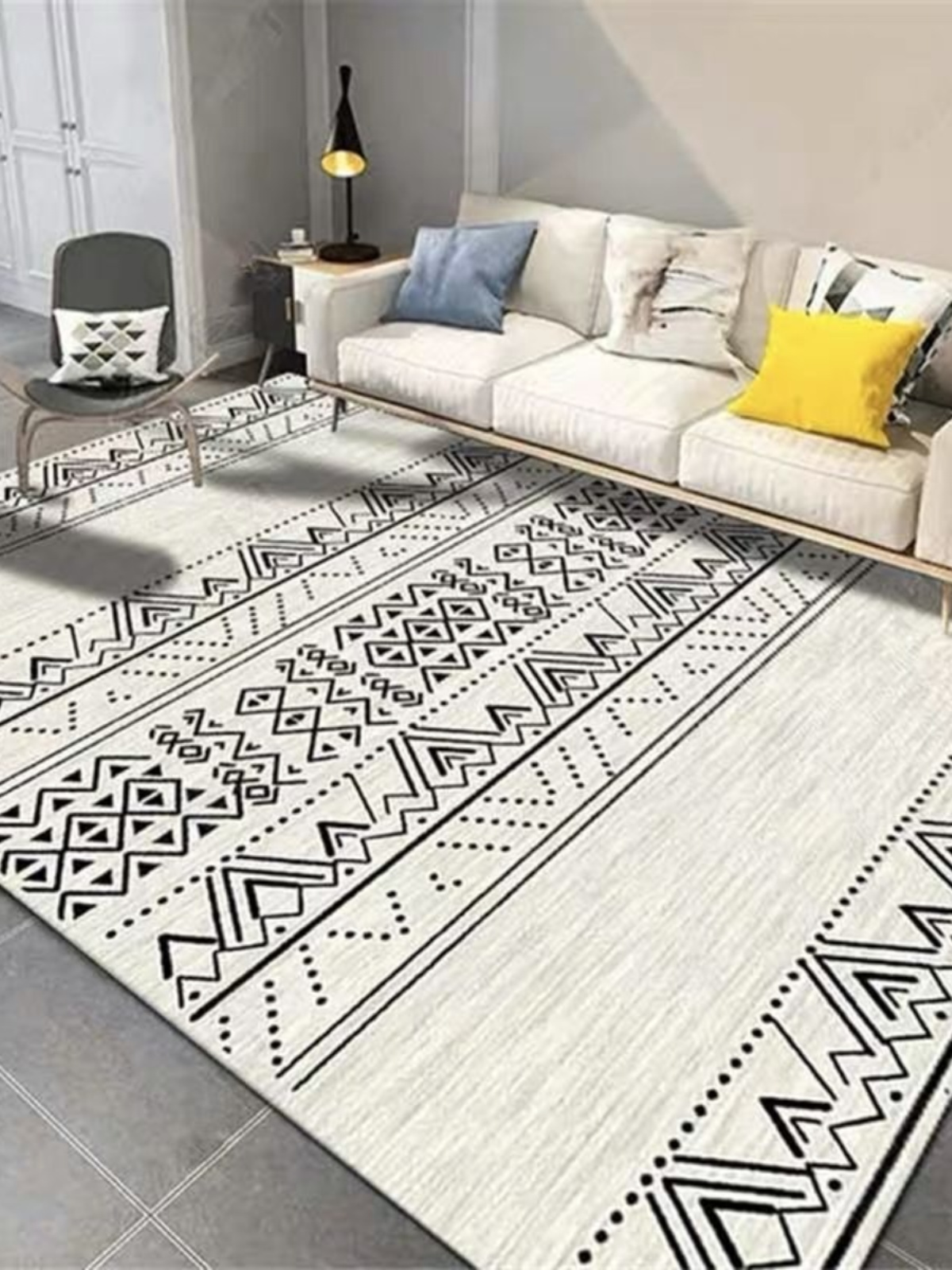 現代簡約地毯 舒適柔軟 茶几毯床邊毯 臥室家用