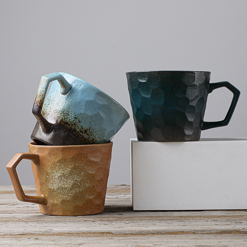 日式復古手工創意 陶瓷大容量掛耳咖啡杯