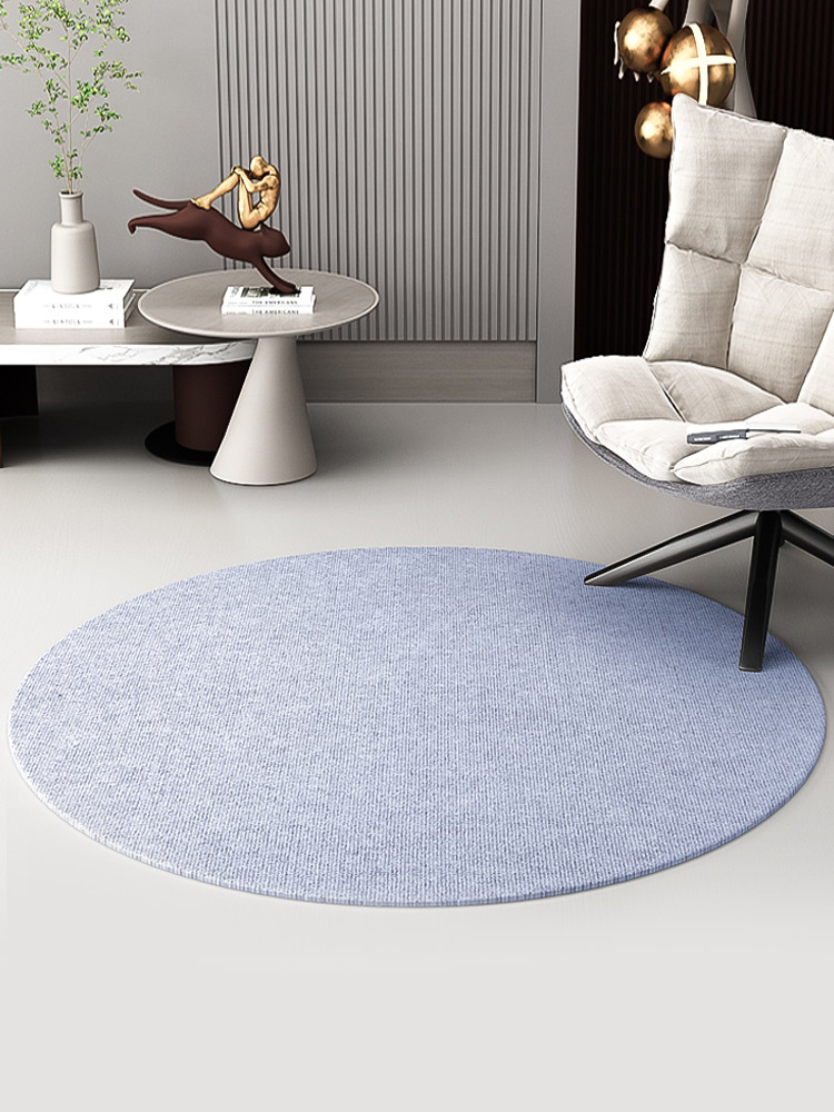 現代簡約圓形地毯 客廳臥室床邊毯 沙發茶几墊子