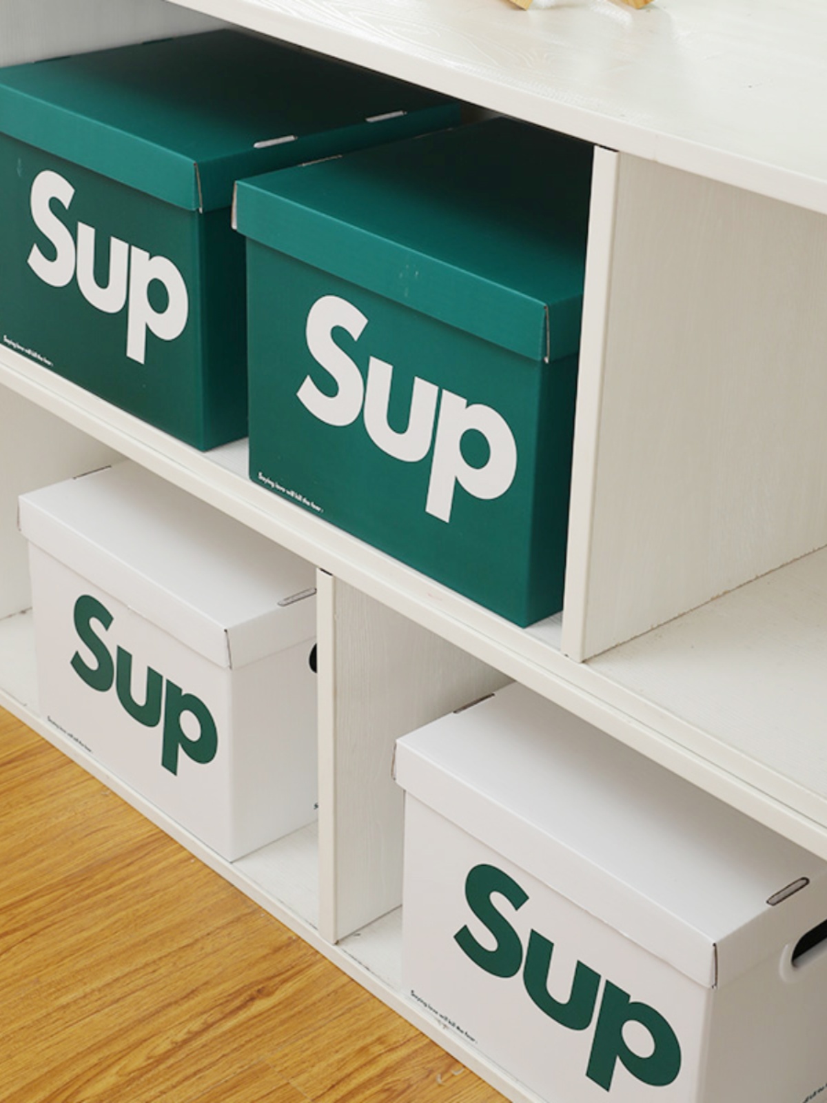 北歐風摺疊式收納紙字母箱盒可收納玩具書本紙質物品簡約風2個裝有多色可選
